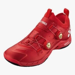 Yonex Badminton Shoes Power Cushion Infinity Men's 10(US) Metallic Red NEW w/Bag